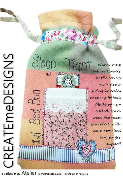 Hot Water Bottle Covers ~ Bed Bug&nbsp;Series