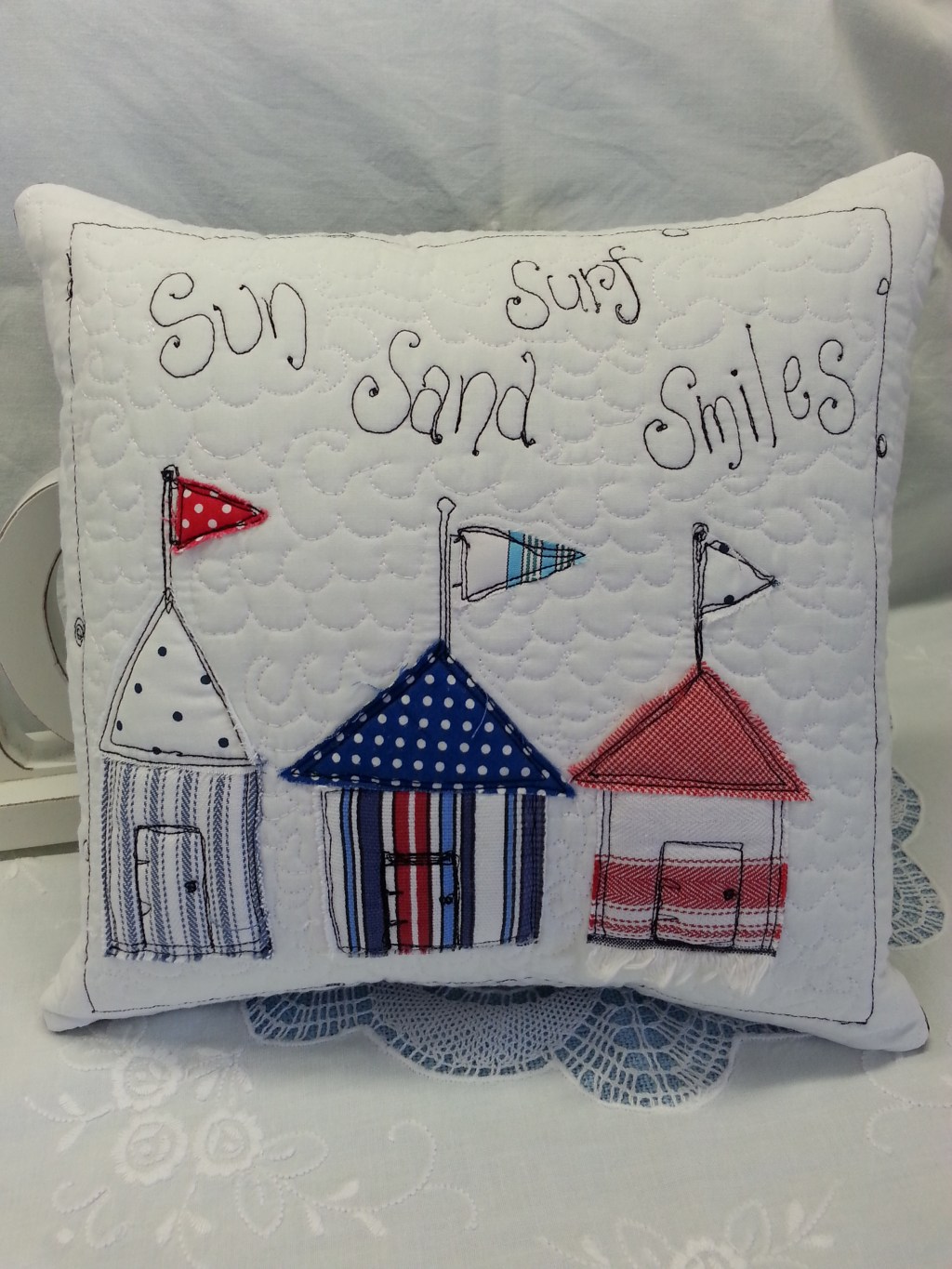 CUSHION | Boys ~ Sun Surf Sand Smiles